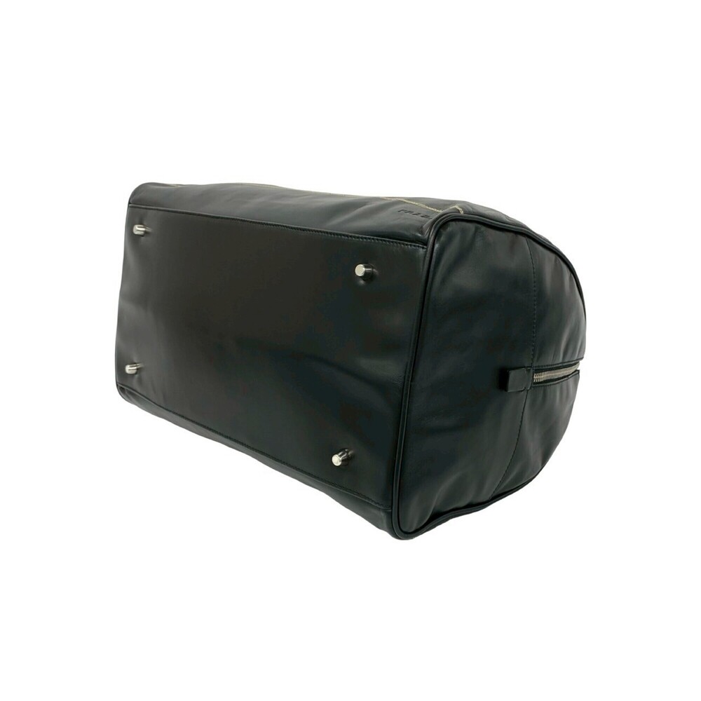 PRADA Black Leather Shoulder Bag - Picture 8 of 10